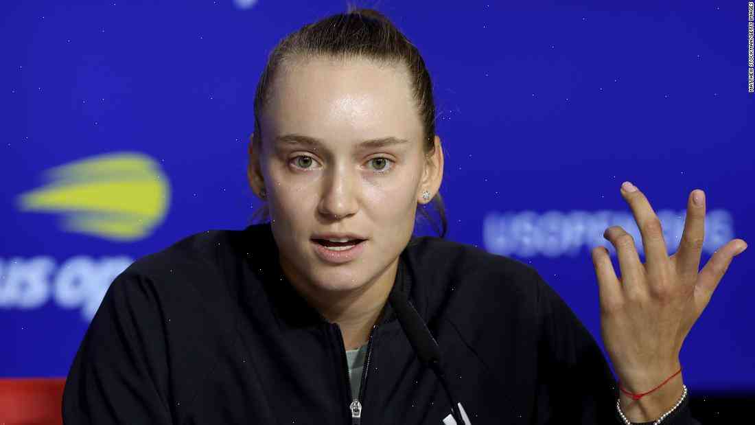 Elena Rybakina: Life as a tennis champion is not the greatest